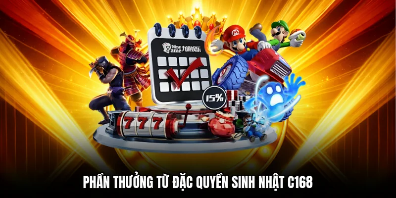 Phần thưởng từ đặc quyền sinh nhật C168